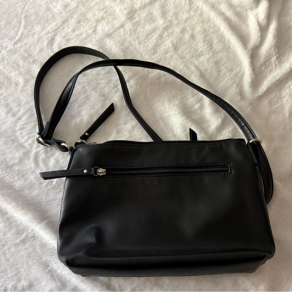 Nicole by Nicole Miller Black Crossbody Handbag - Picture 5 of 6